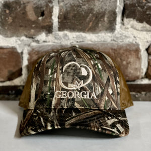 Georgia Hunting Cotton Trucker Hat Camo