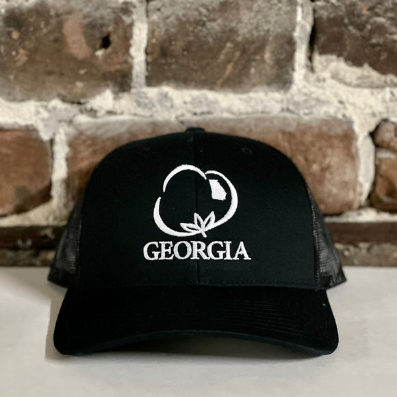 Georgia Original Cotton Trucker Hat Black Out