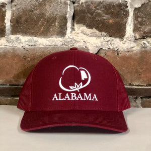 Alabama Original Cotton Trucker Hat Crimson