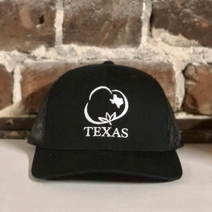 Texas Original Cotton Trucker Hat Black Out